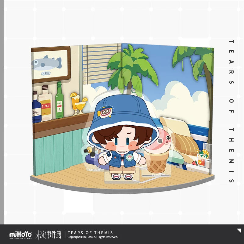 Tears of Themis - Libra Waltz of the Sea Series Chibi Acrylic Scene Stand miHoYo