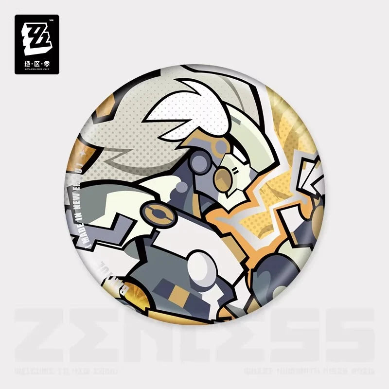 Zenless Zone Zero - Krampus Compliance Authority Chibi Badge miHoYo