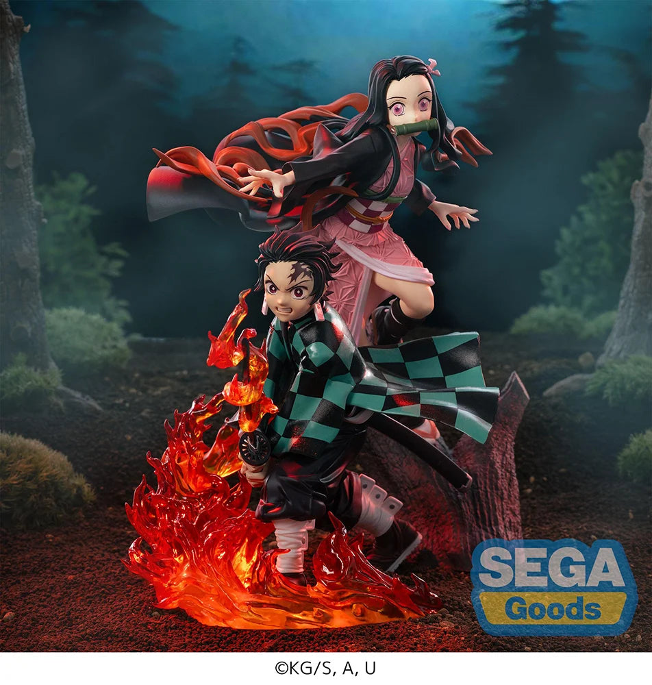 Demon Slayer: Kimetsu no Yaiba - Tanjiro Kamado & Nezuko Kamado Prize Figure SEGA
