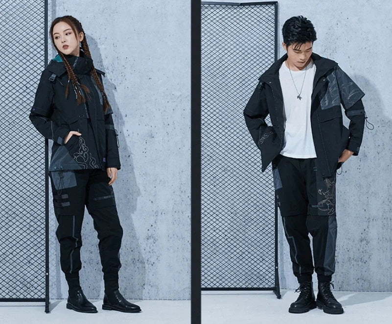 Genshin Impact - Themes of Xiao designed pants Black miHoYo
