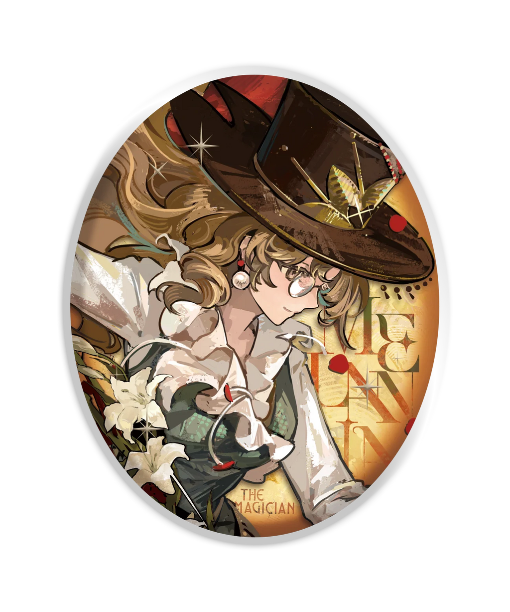 Reverse: 1999 - Melania Red & White Series Combo Set & Flowing Sand Acrylic Stand BLUEPOCH