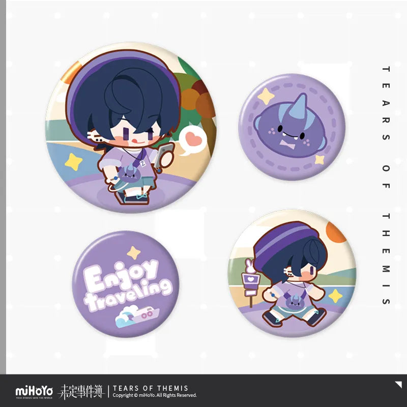 Tears of Themis - Leisure Time Series Chibi Mini Badge Set miHoYo