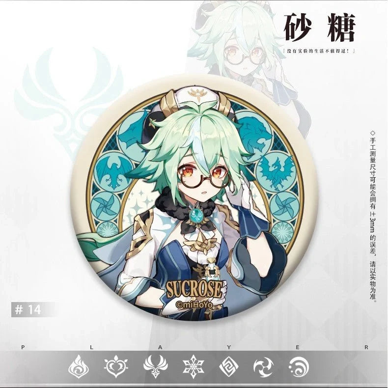 Genshin Impact - Mondstadt Collection Character Badges miHoYo
