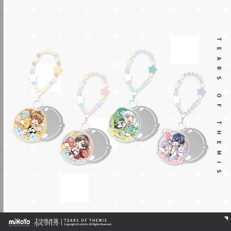 Tears of Themis - Dream Cloud Unicorn Series Acrylic Hand Mirror Keychain miHoYo