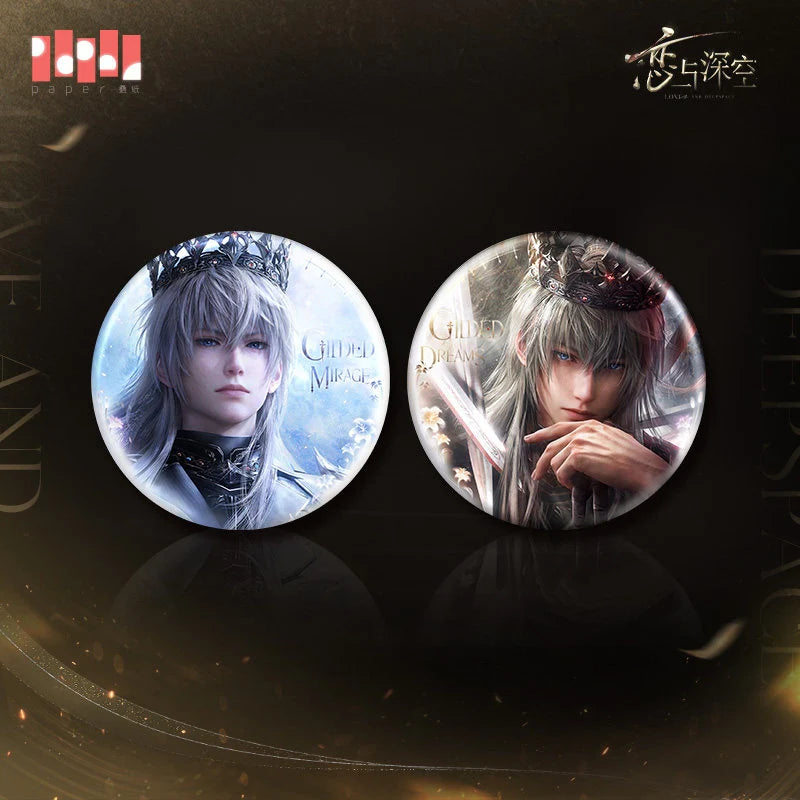 Love and Deepspace - Xavier King of Darknight Series Badge InFold Games