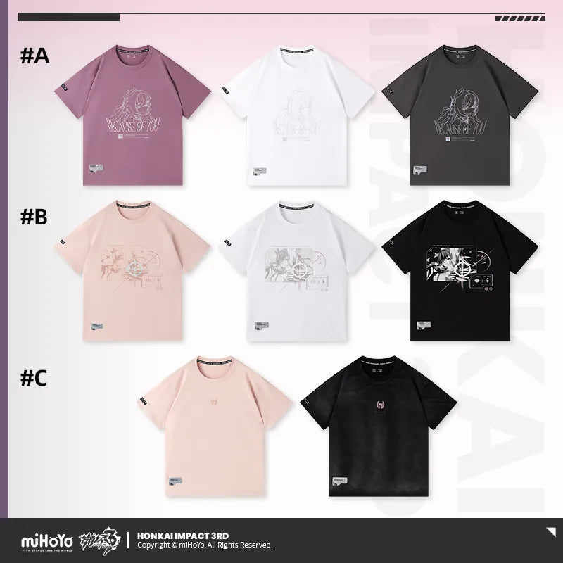 Honkai Impact 3rd - Elysia Because of You Theme T-Shirt miHoYo