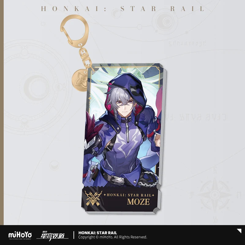 Honkai: Star Rail - The Hunt Path Character Acrylic Warp Artwork Acrylic Keychain miHoYo