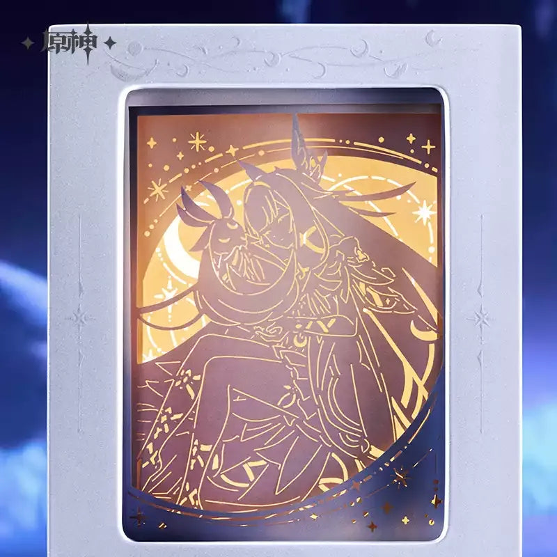 Genshin Impact - Companion Moon Chronicle Series Rotating Paper Carving Night Lamp Music Box miHoYo