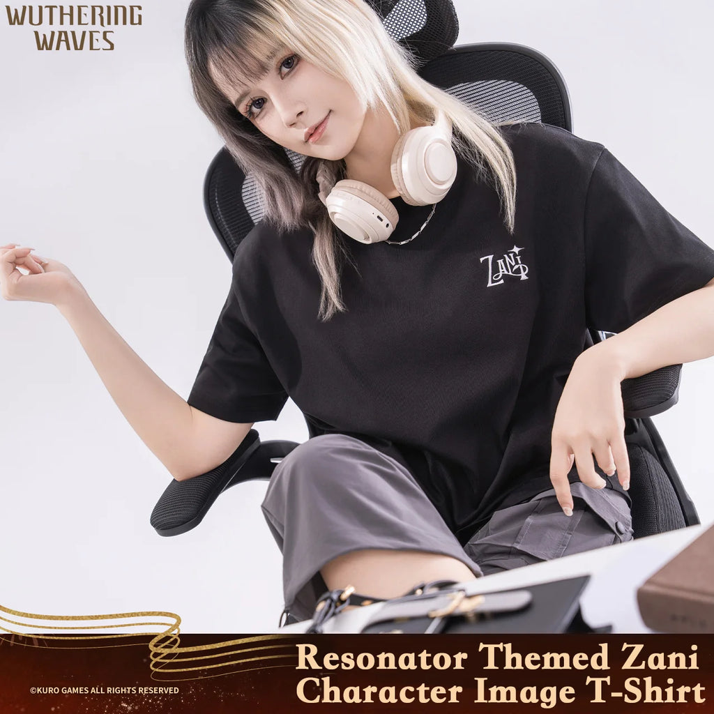 Wuthering Waves - Resonator Themed Zani Character Image T-Shirt KURO GAMES