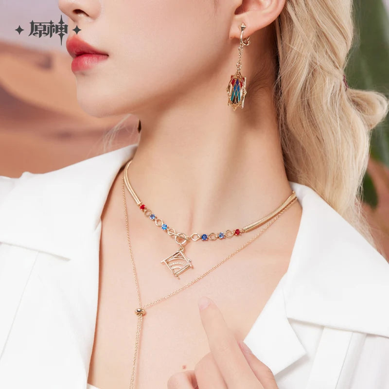 Genshin Impact - Forest And Sand Series Kaveh Impression Necklace & Ear Cuff miHoYo