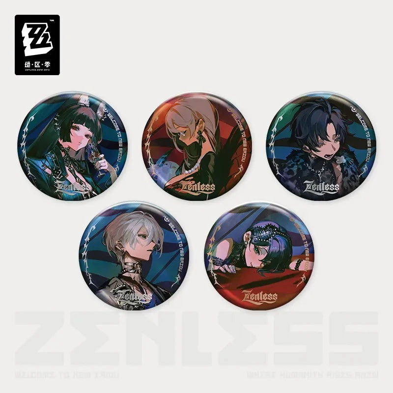 Zenless Zone Zero - Concerto Frequency Series Starstream Thunderstrike Badge & Laser Ticket miHoYo