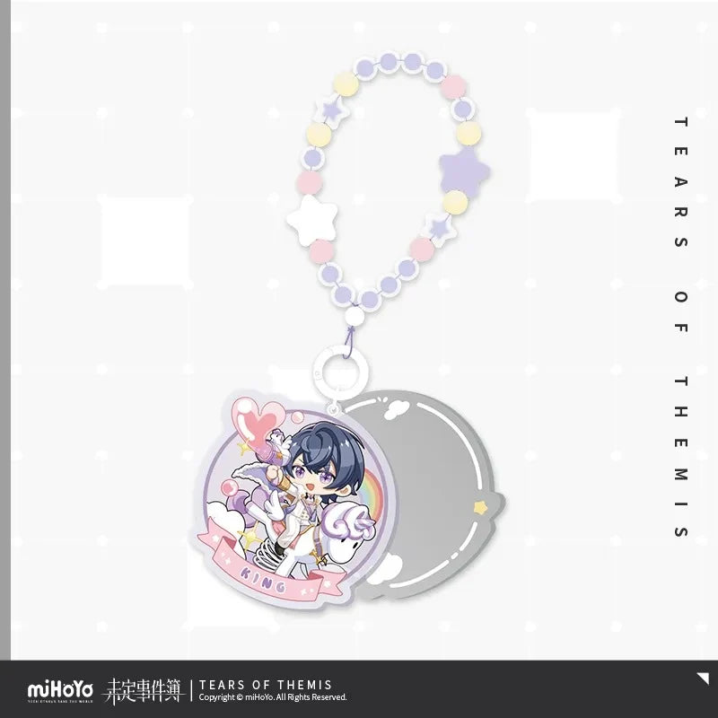 Tears of Themis - Dream Cloud Unicorn Series Acrylic Hand Mirror Keychain miHoYo