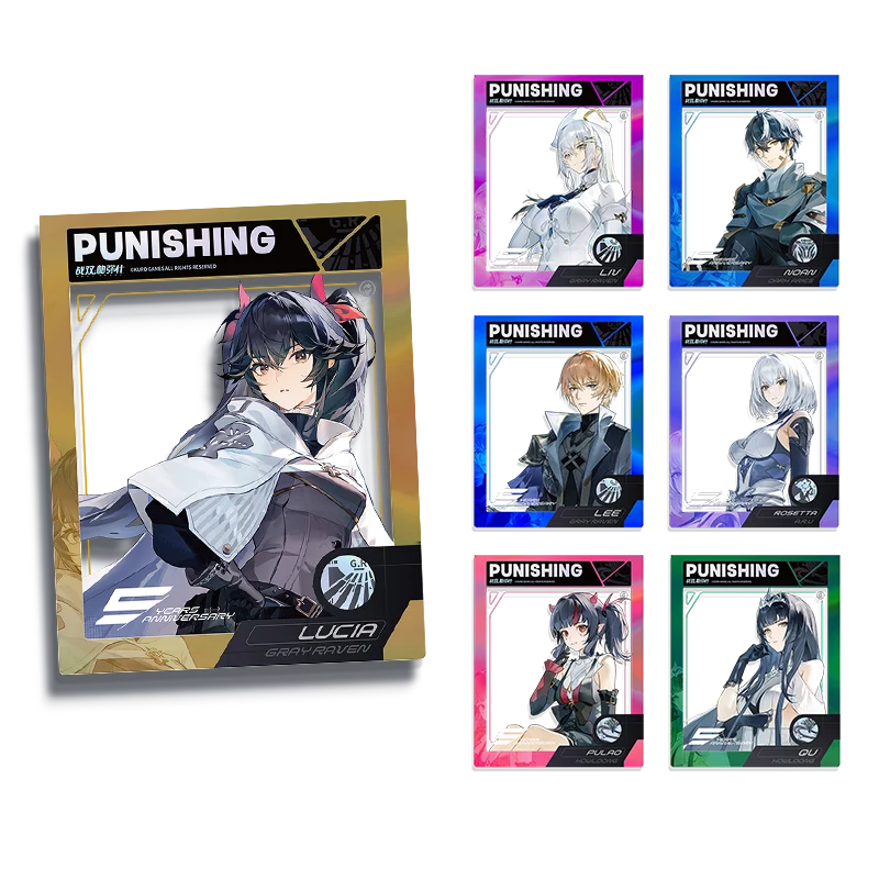 Punishing: Gray Raven - New Adventure Theme 5th Anniversary Celebration Art Paper Frame Card KURO GAMES