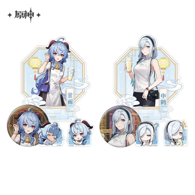 Genshin Impact - Genshin Impact x HeyTea Badge & Acrylic Stand & Acrylic Clip miHoYo