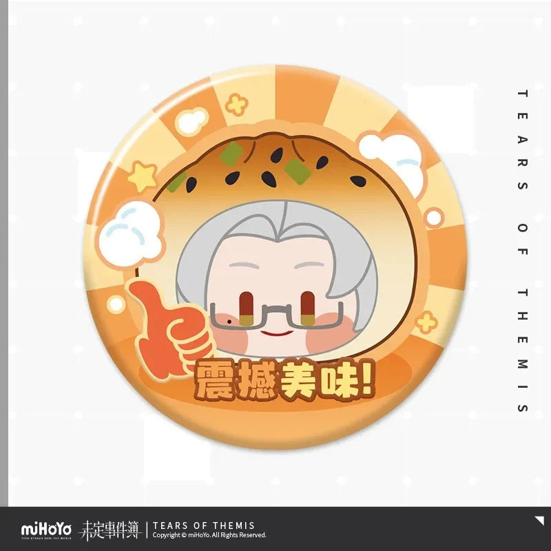 Tears of Themis - Great Pan-Fried Buns Series Mini Tin Badge miHoYo