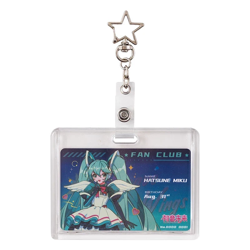 Vocaloid - Wings of the Synthwave Series Card Holder Keychain Moeyu