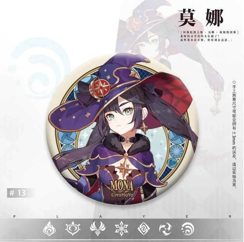 Genshin Impact - Mondstadt Collection Character Badges miHoYo