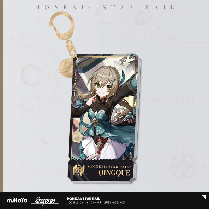 Honkai: Star Rail - The Erudition Path Character Acrylic Warp Artwork Acrylic Keychain miHoYo