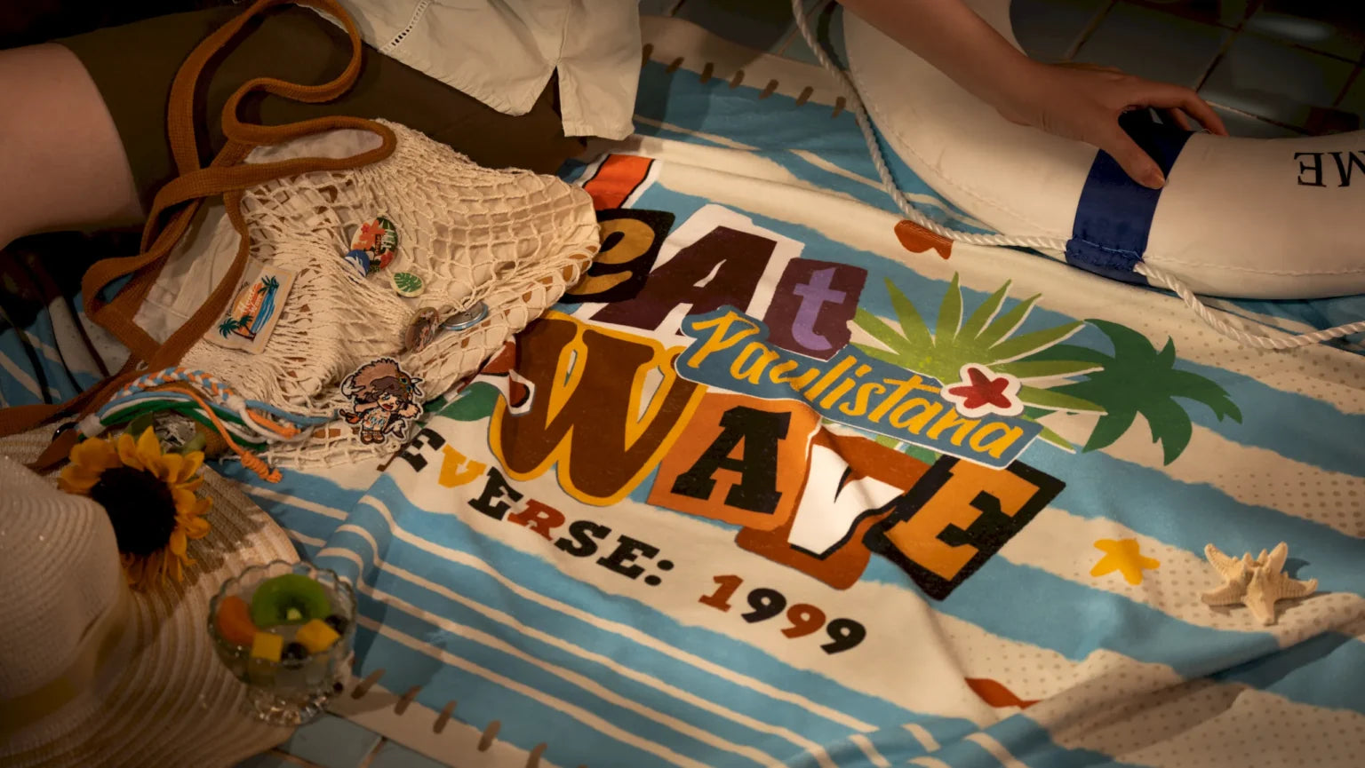 Reverse: 1999 - Between Sand And Spume Series Multi Beach Towel BLUEPOCH