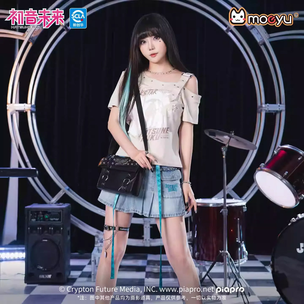 Hatsune Miku - Hatsune Miku The Rock Music Series Crossbody Bag Moeyu