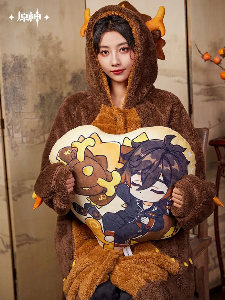 Genshin Impact - Zhongli Impression Rex Lapis Throw Pillow miHoYo