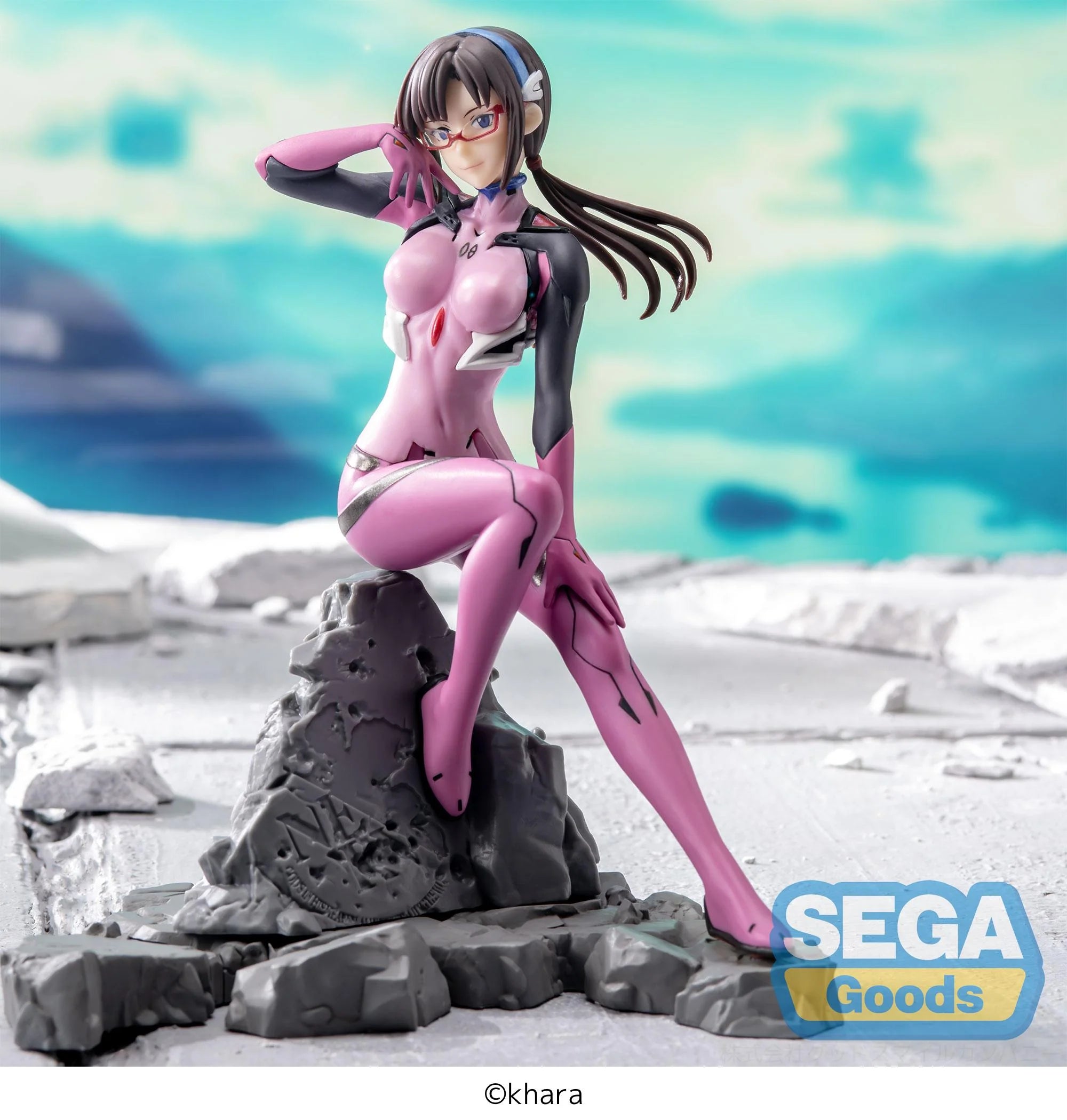 EVANGELION: 3.0+1.0 Thrice Upon a Time - Mari Makinami Illustrious (30th Anniversary Ver.) Luminasta Prize Figure SEGA