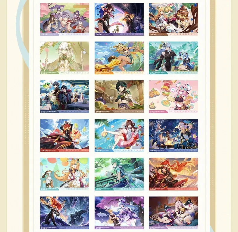 Genshin Impact - 2026 Desk Calendar Gift Box miHoYo