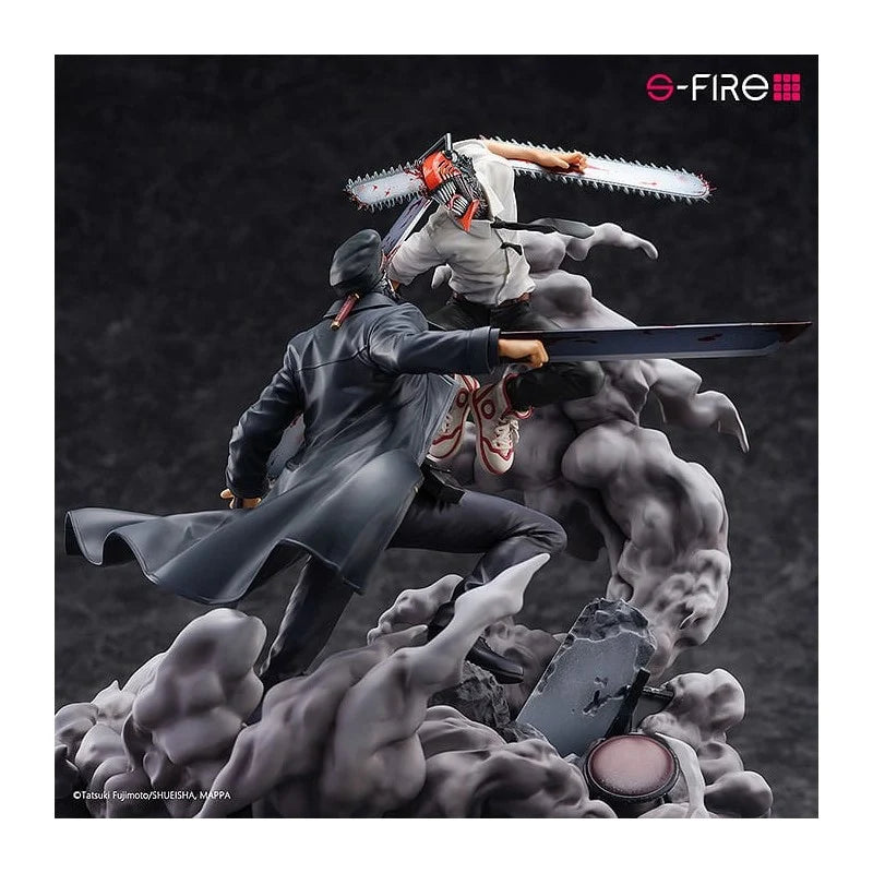 Chainsaw Man - Chainsaw Man vs. Samurai Sword Non Scale Figure SEGA