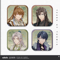 Tears of Themis - Red Dust Together For Long Life Series Mini Badge Set miHoYo
