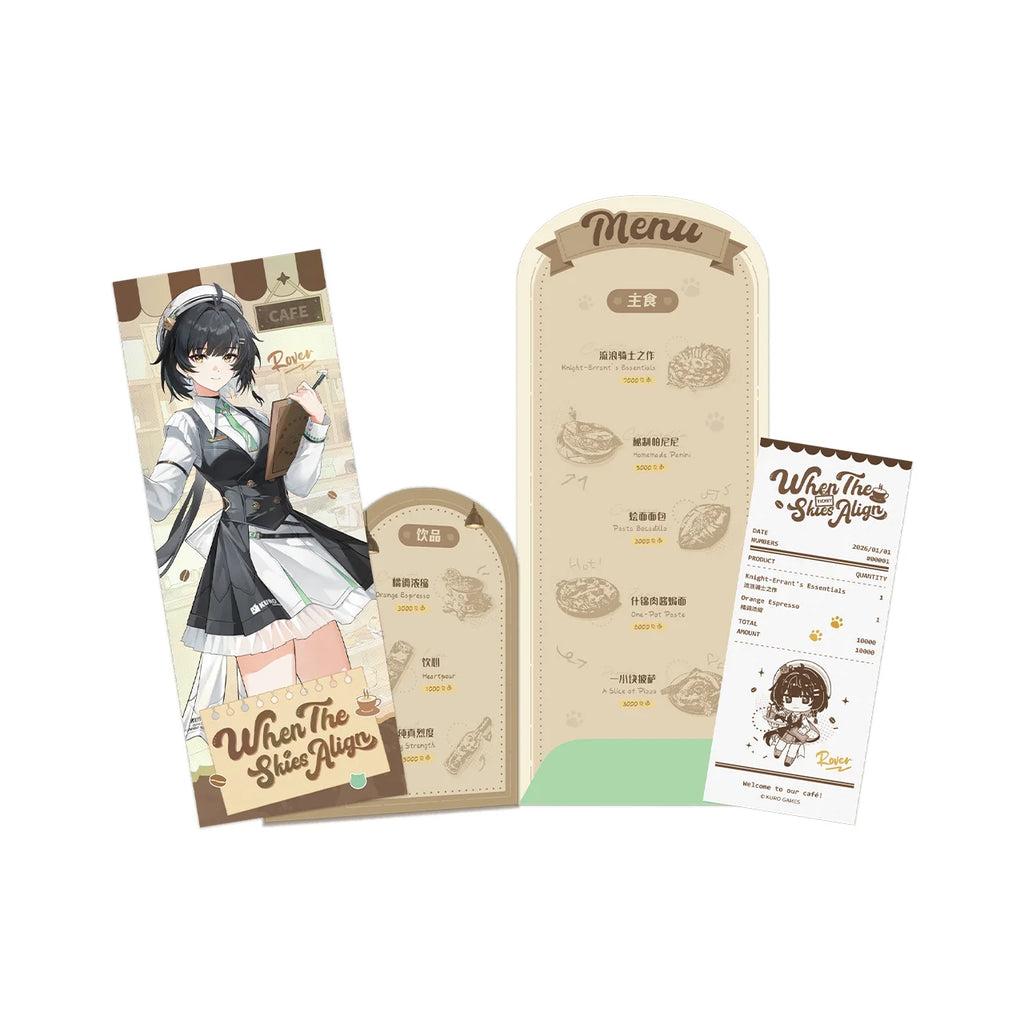 Wuthering Waves - When the Skies Align Themed Menu Holder Set KURO GAMES