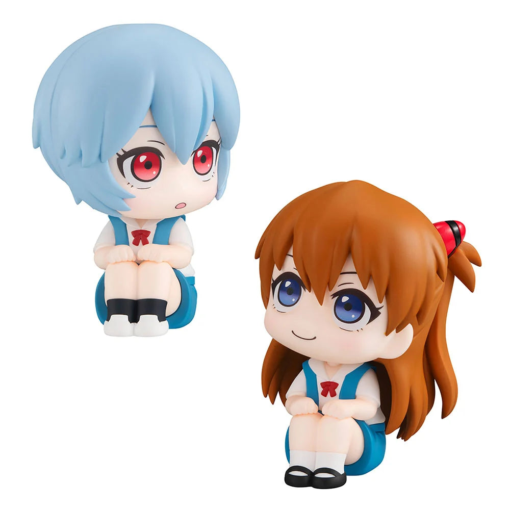 Evangelion - Rei Ayanami & Shikinami Asuka Langley Set [with gift] Mini Figure MegaHouse