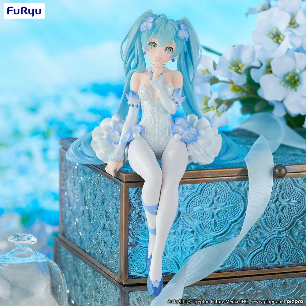 Hatsune Miku - Hatsune Miku(Flower Fairy Nemophila Ver. re-run) Noodle Stopper Prize Figure FuRyu Corporation