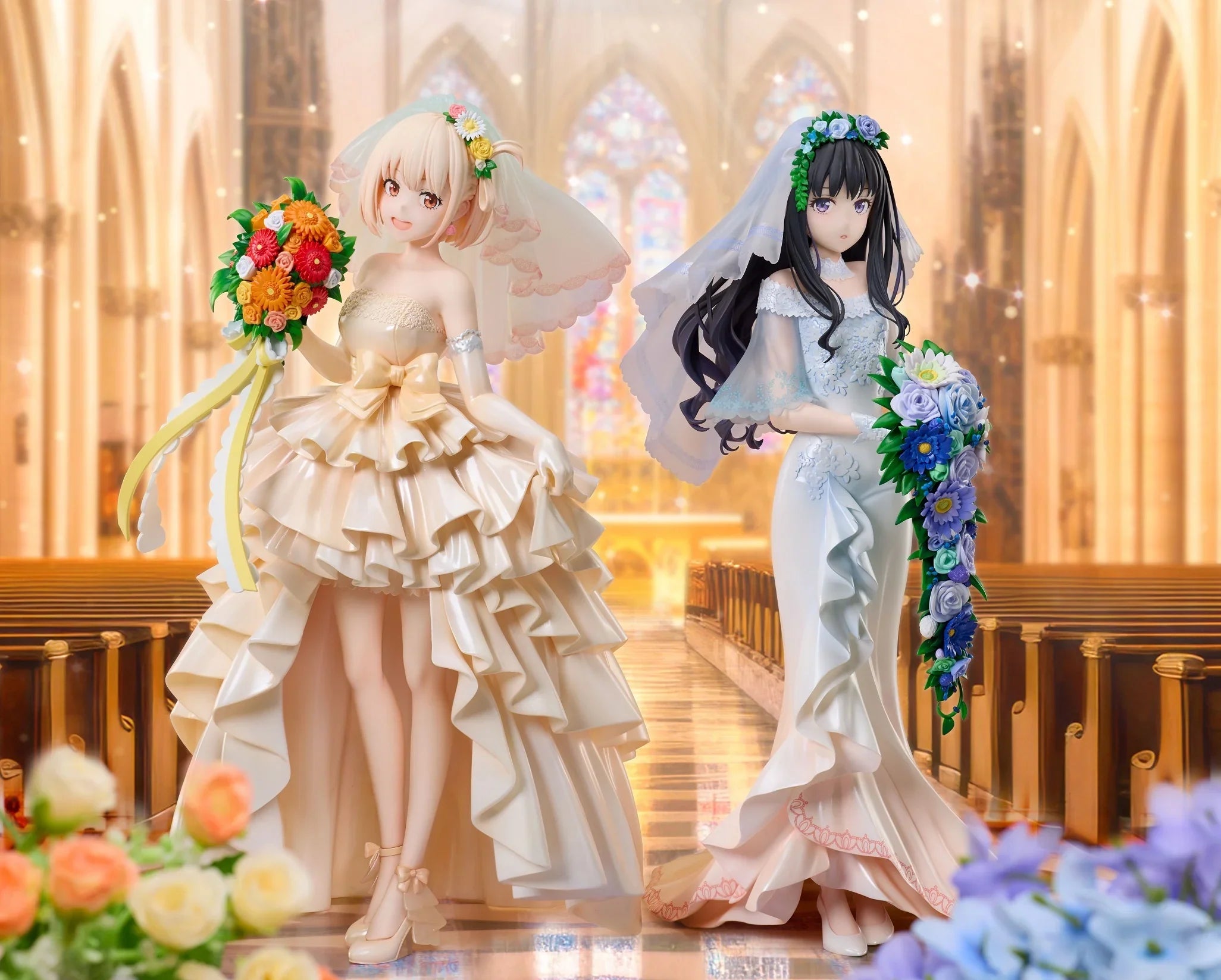 Lycoris Recoil - Chisato Nishikigi & Takina Inoue (Wedding Dress Ver.) 1/7 Scale Figure Aniplex