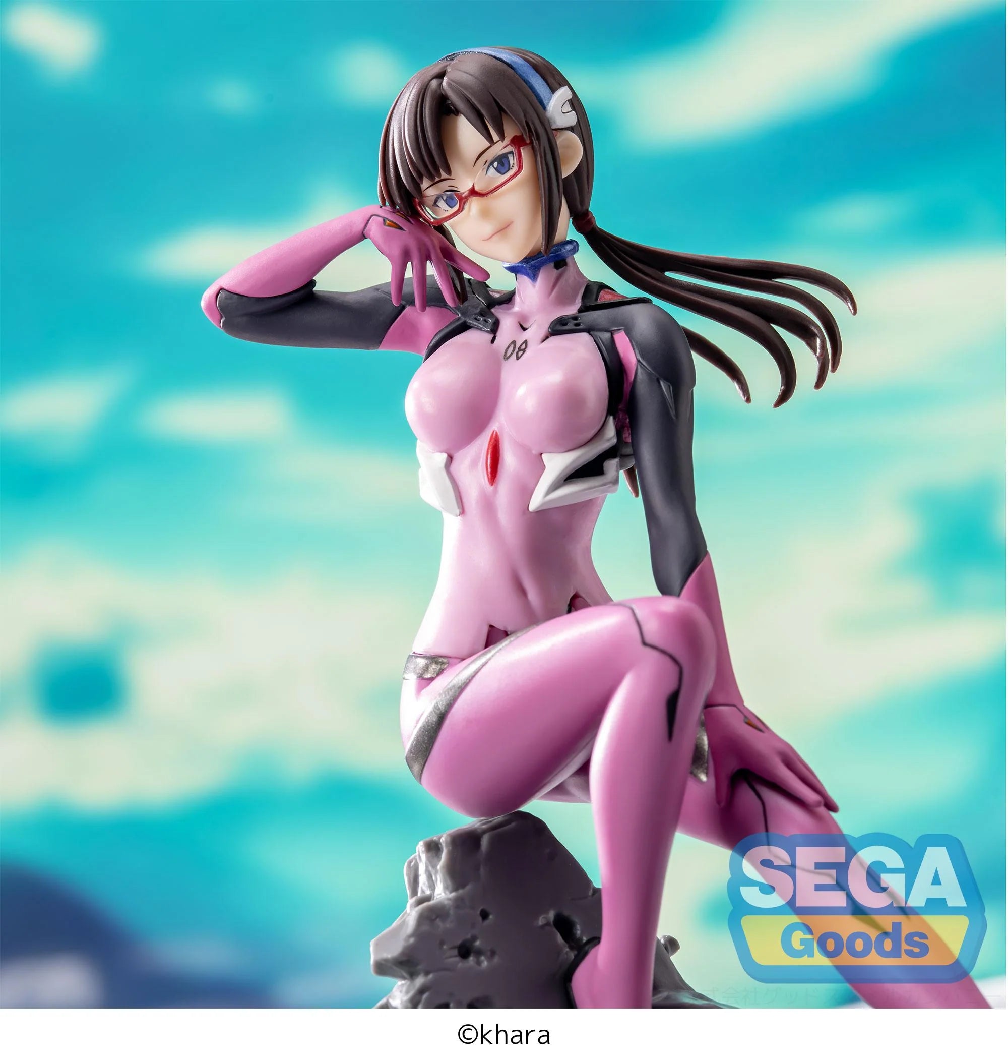 EVANGELION: 3.0+1.0 Thrice Upon a Time - Mari Makinami Illustrious (30th Anniversary Ver.) Luminasta Prize Figure SEGA