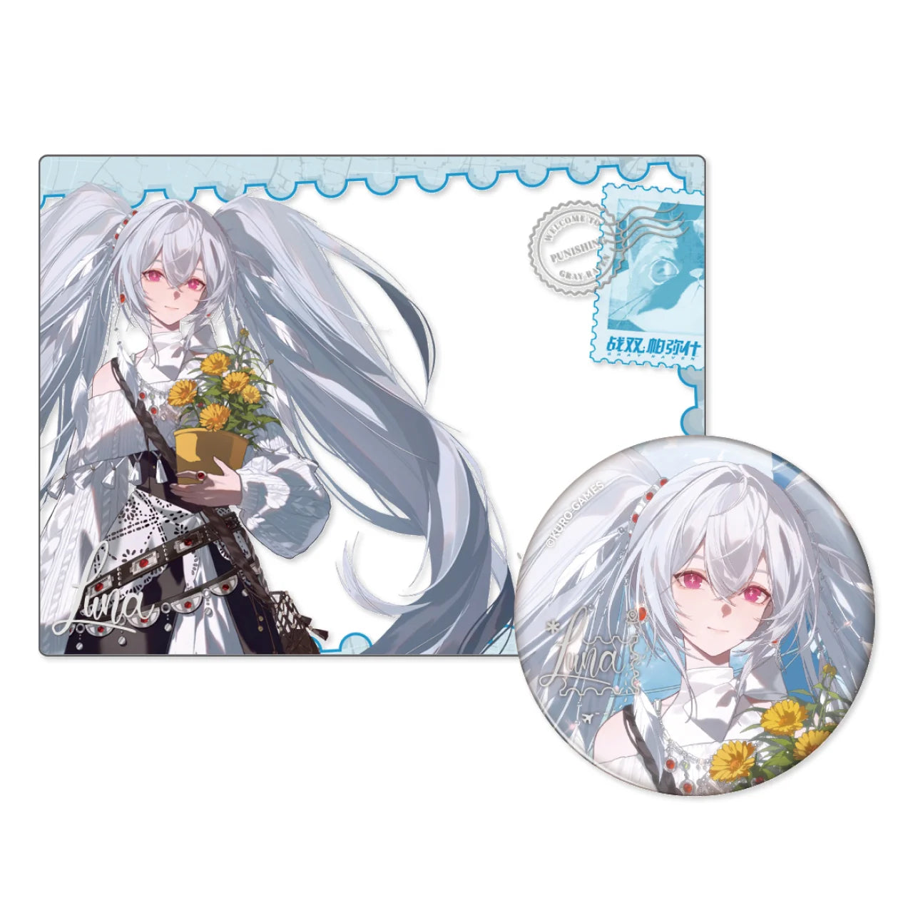 Punishing: Gray Raven - Echoes of Elsewhere 6th Anniversary Badge Transparent Card Set KURO GAMES