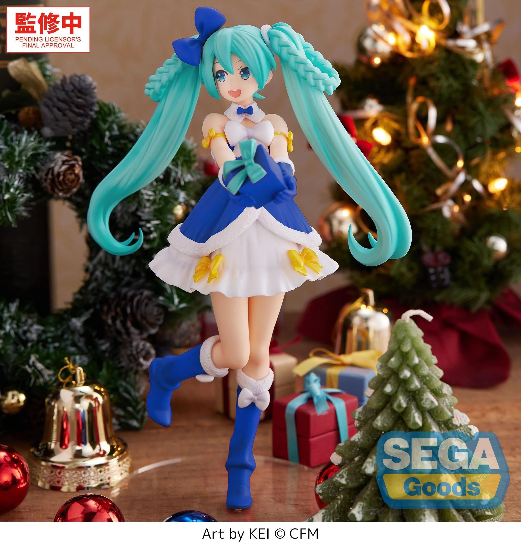 Hatsune Miku - Hatsune Miku (Sapphire Christmas Ver.) Prize Figure Sega