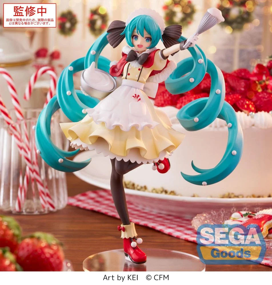 Hatsune Miku - Hatsune Miku (Christmas 2025 Ver) Luminasta Prize Figure SEGA
