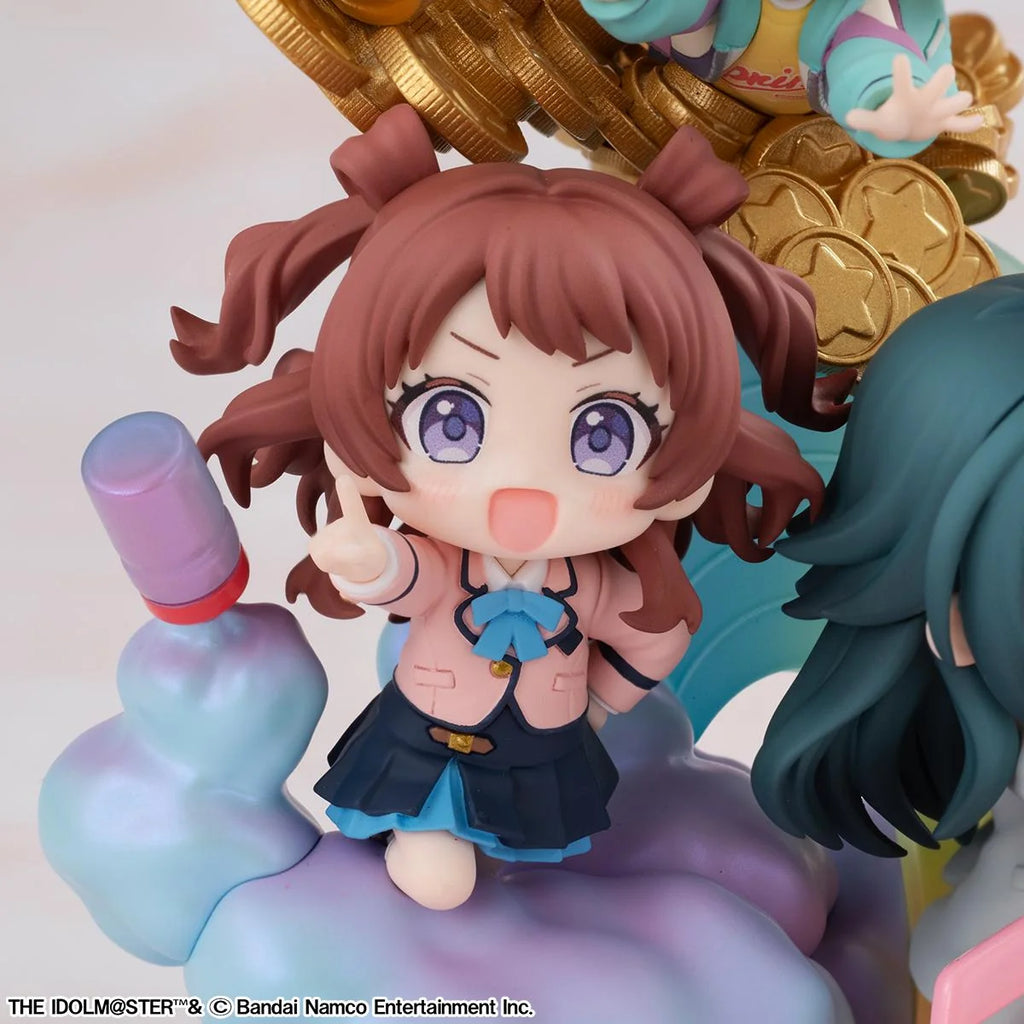The iDOLM@STER Gakuen - Temari Tsukimura & Fujita Kotone & Saki Hanami Chibi Figure MegaHouse