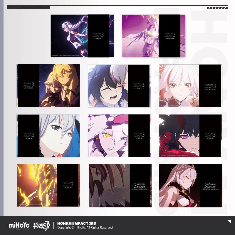Honkai Impact 3rd - Animation Short Film CG Postcard Set miHoYo