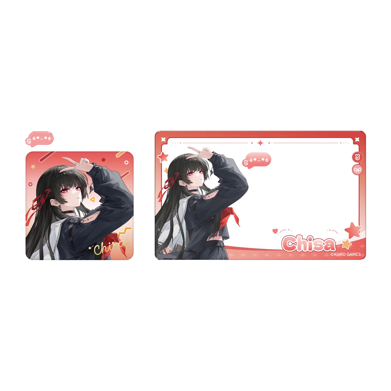 Wuthering Waves - Two Yeah Series Badge & Acrylic Clear Card Set KURO GAMES