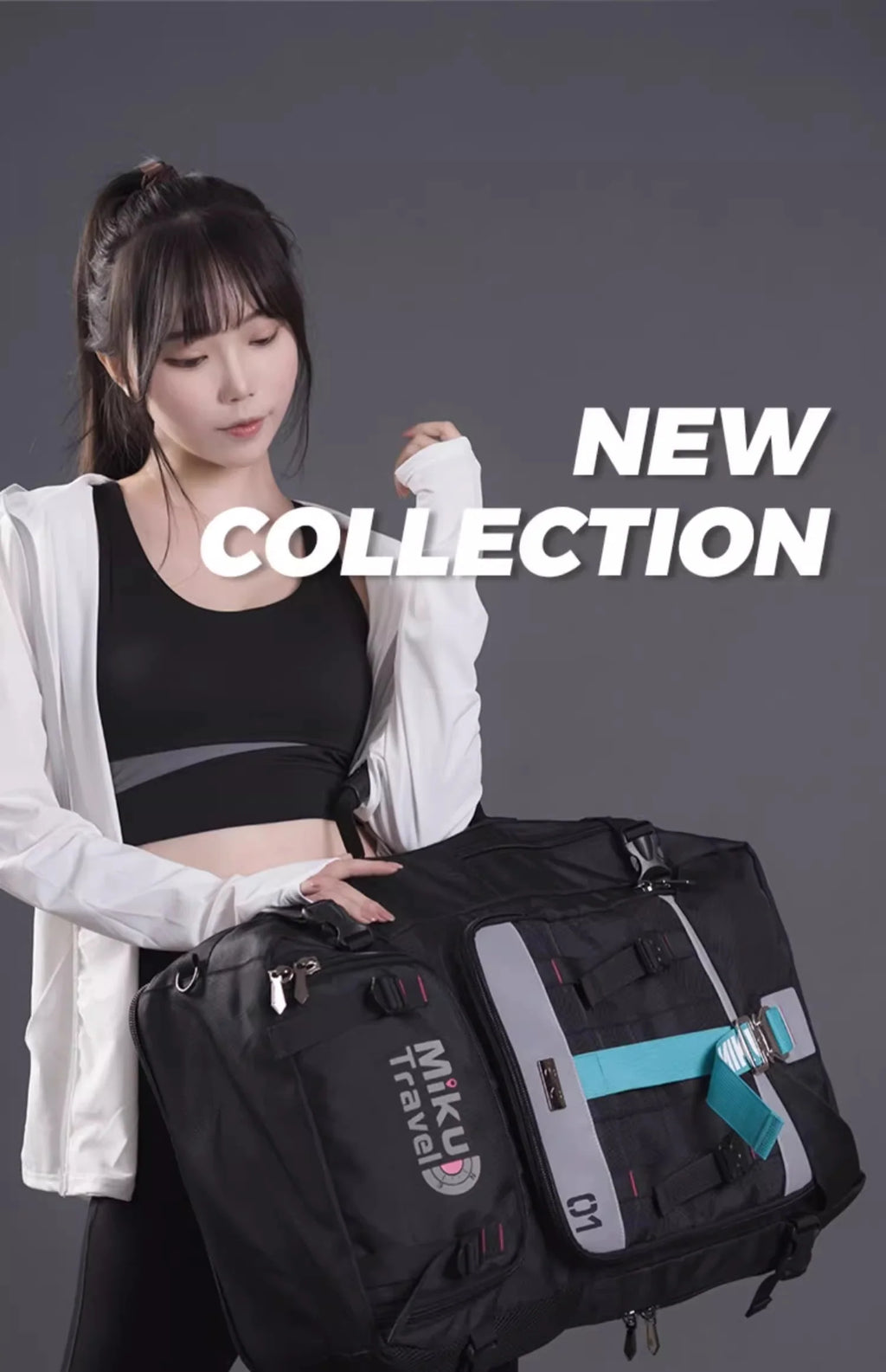 Hatsune Miku - Hatsune Miku Mikutravel Series Fitness Bag Moeyu