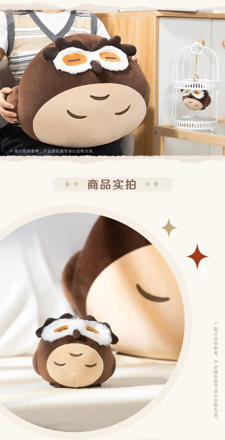 Genshin Impact - Teyvat Zoo Series Diluc Chibi Noctua Plushie miHoYo
