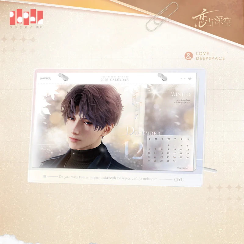 Love and Deepspace - 2026 Commemorative Desk Calendar InFold Games