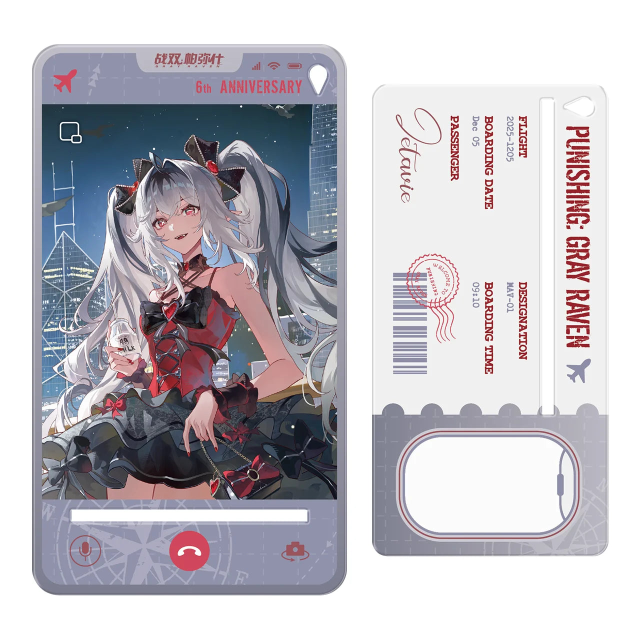 Punishing: Gray Raven - Echoes of Elsewhere 6th Anniversary Display Standee KURO GAMES
