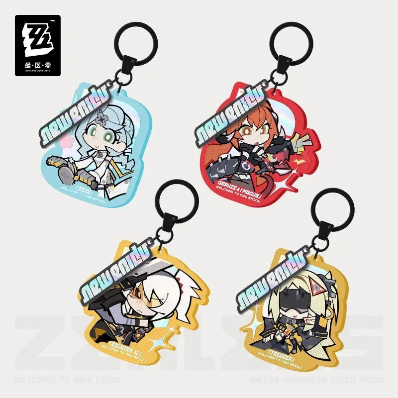 Zenless Zone Zero - Obol Squad Ridu Chibi Acrylic Keychain miHoYo