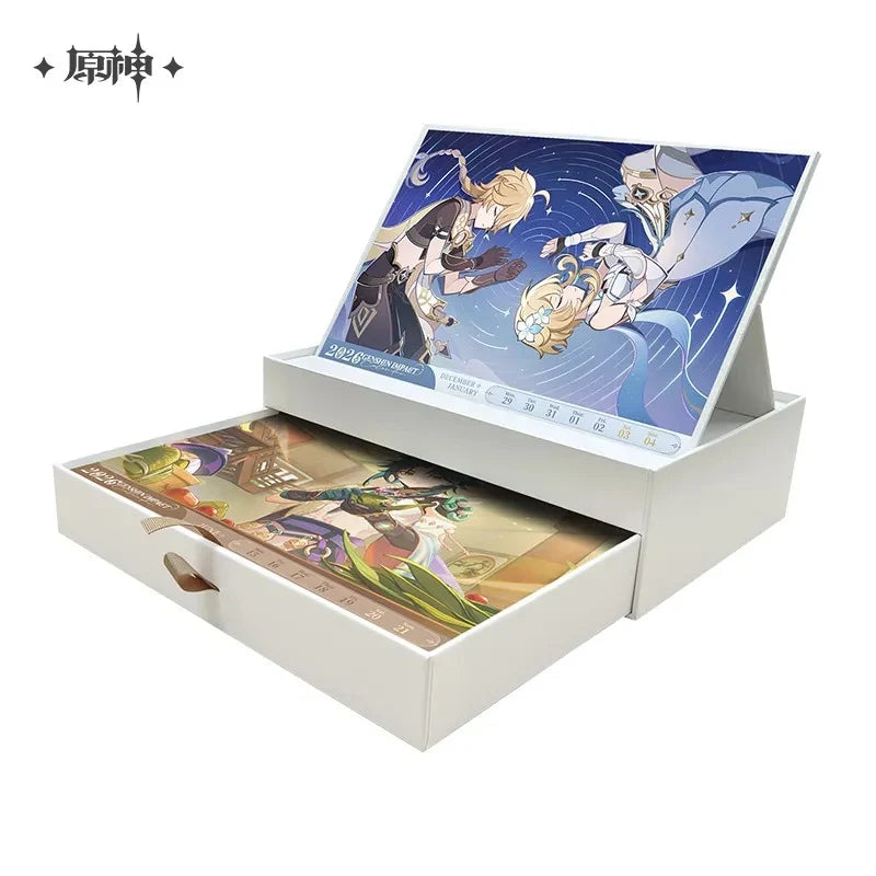 Genshin Impact - 2026 Desk Calendar Gift Box miHoYo