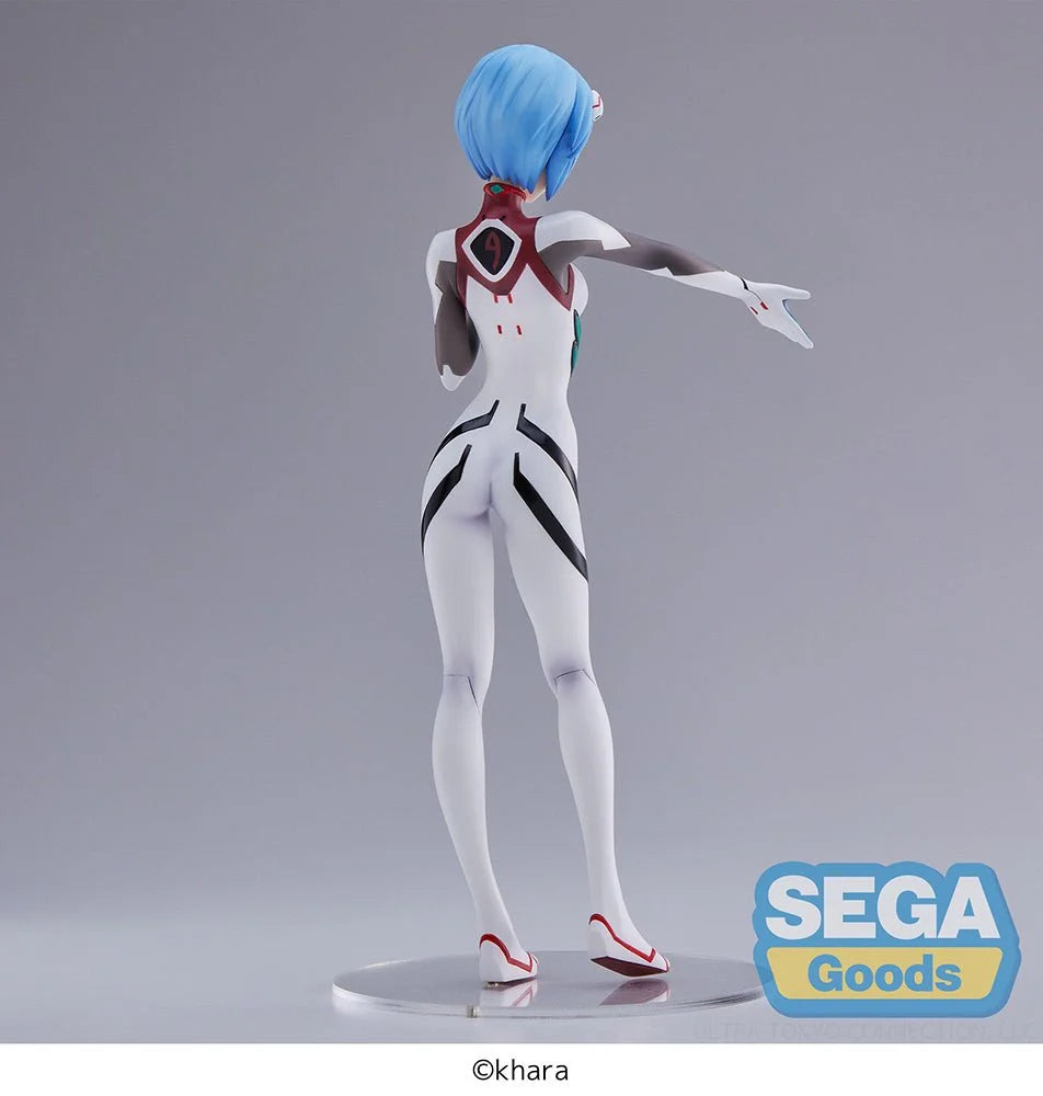 EVANGELION - Thrice Upon a Time Rei Ayanami Hand Over/Momentary White Prize Figure SEGA
