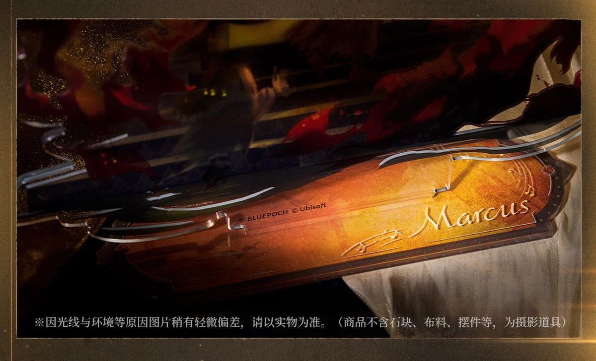 Reverse: 1999 - Marcus Soaring Over Mount Olympus Acrylic Stand BLUEPOCH