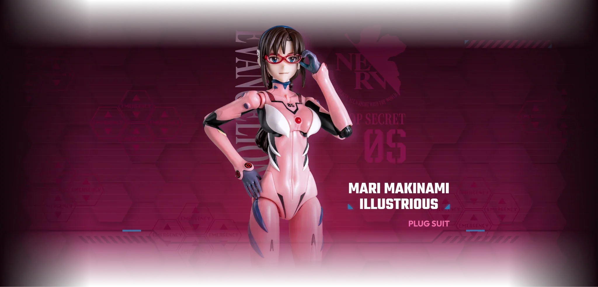 Evangelion - Mari Makinami Illustrious Fantastics Series Action Figure Blokees