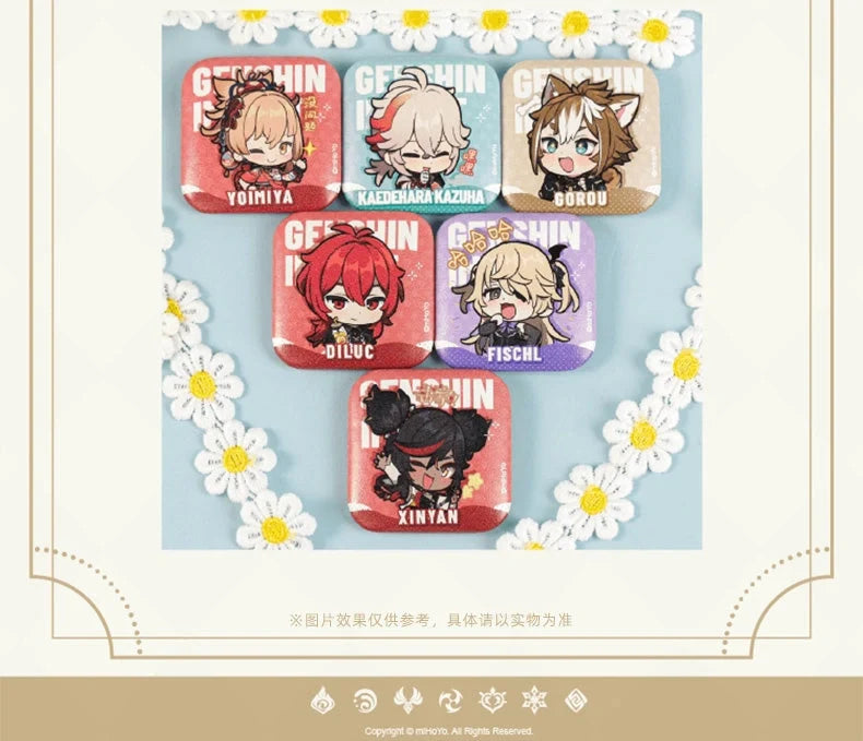 Genshin Impact - IPSTAR Cafe Collab PU Character Badge miHoYo